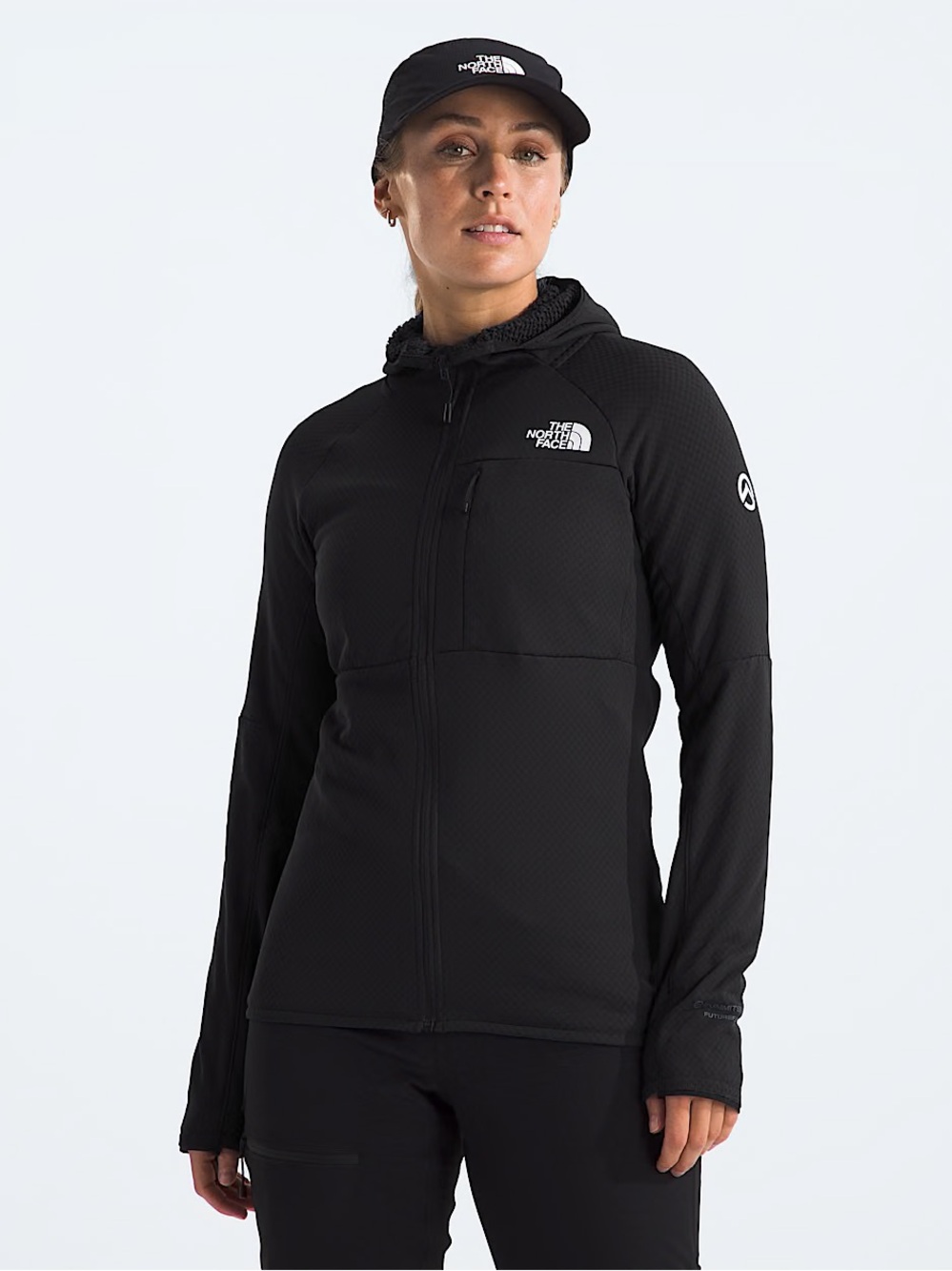 NWT The North Face Summit Series FUTUREFLEECE Full Zip Hoodie Women S Black